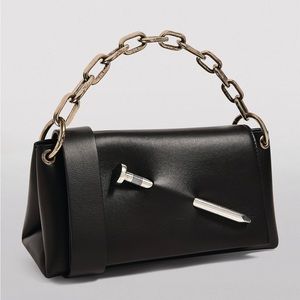 Off-White c/o Virgil Abloh black nail clutch bag purse *RARE*